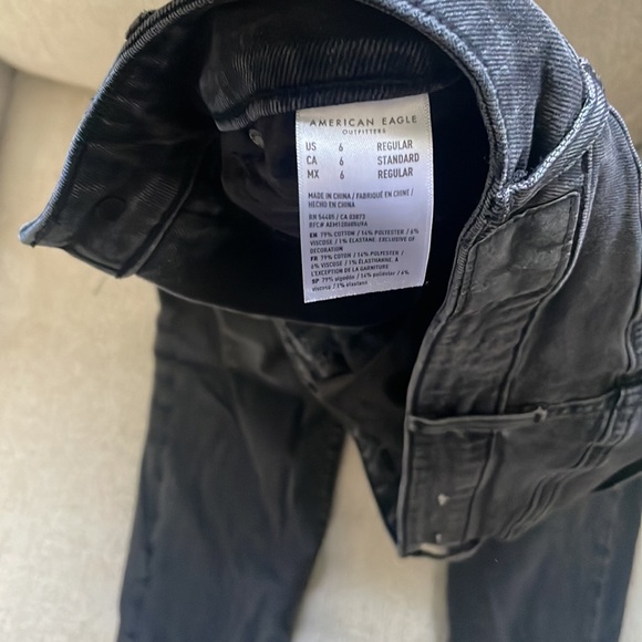 Black AE Stretch Jeans - Picture 3 of 4